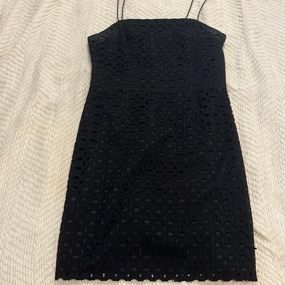 Black Banana Republic Dress Patterned